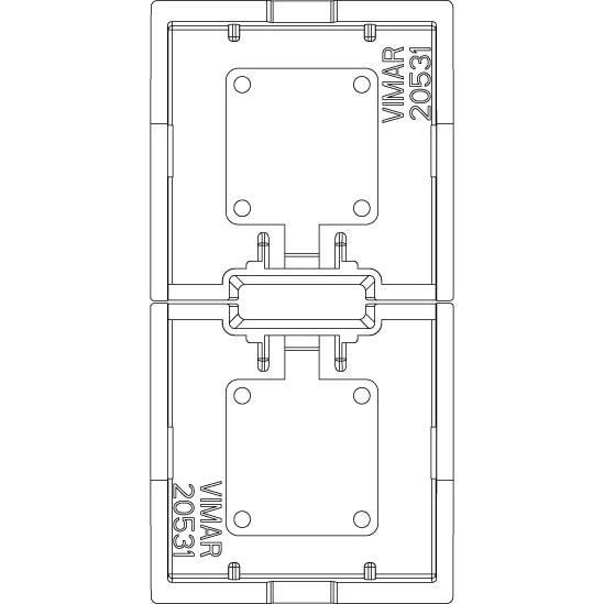 Vimar EIKON Spare 1-Module Interchangeable Button, Thermoplastic — Quality Boat Parts