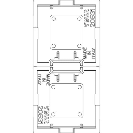 Vimar EIKON Spare 1-Module Interchangeable Button, Thermoplastic — Quality Boat Parts