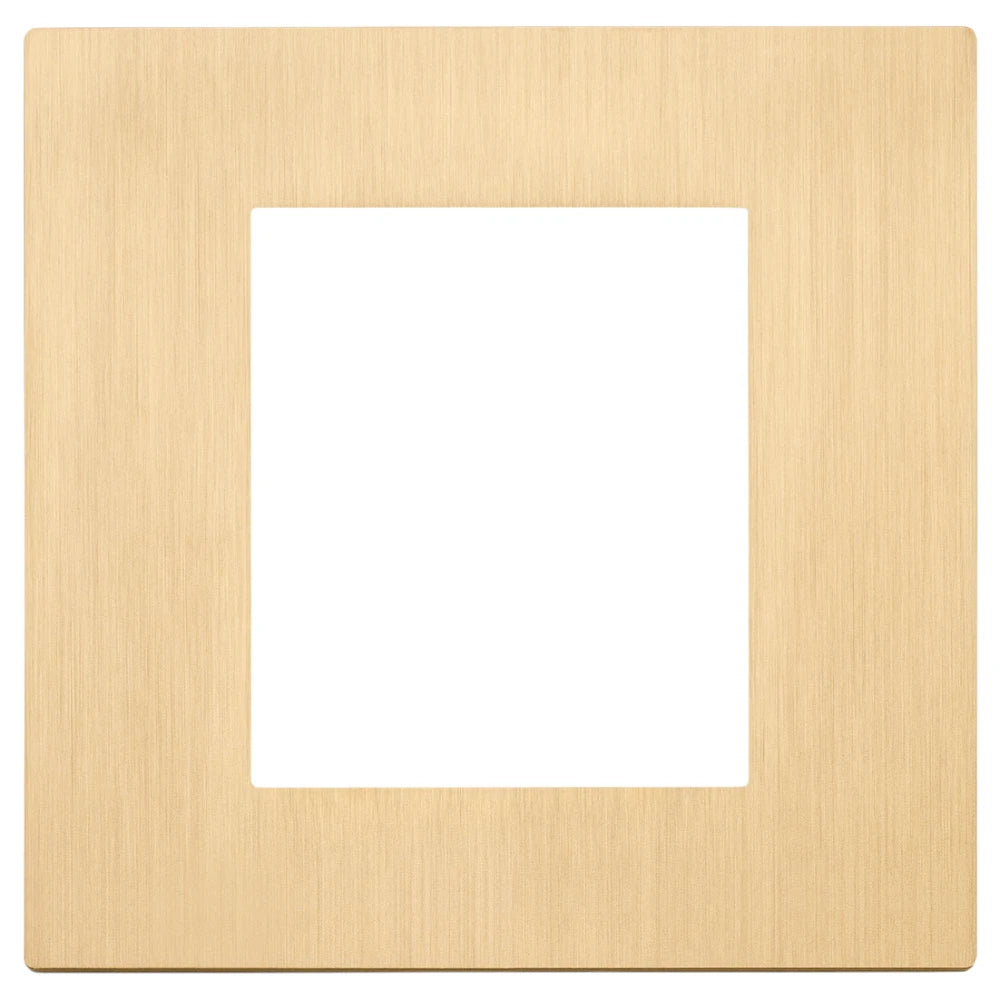 Vimar LINEA 2-Module Cover Plate, 90 x 88 mm, Horizontal/Vertical Mounting — Quality Boat Parts
