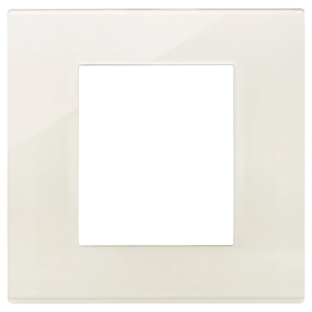 Vimar LINEA 2-Module Cover Plate, 90 x 88 mm, Horizontal/Vertical Mounting — Quality Boat Parts