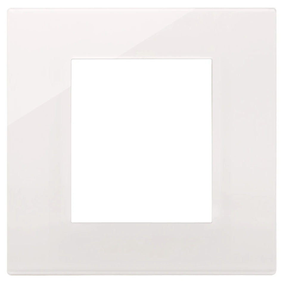 Vimar LINEA 2-Module Cover Plate, 90 x 88 mm, Horizontal/Vertical Mounting — Quality Boat Parts