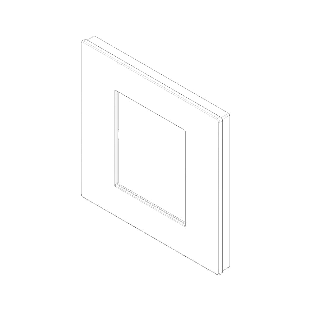 Vimar LINEA 2-Module Cover Plate, 90 x 88 mm, Horizontal/Vertical Mounting — Quality Boat Parts