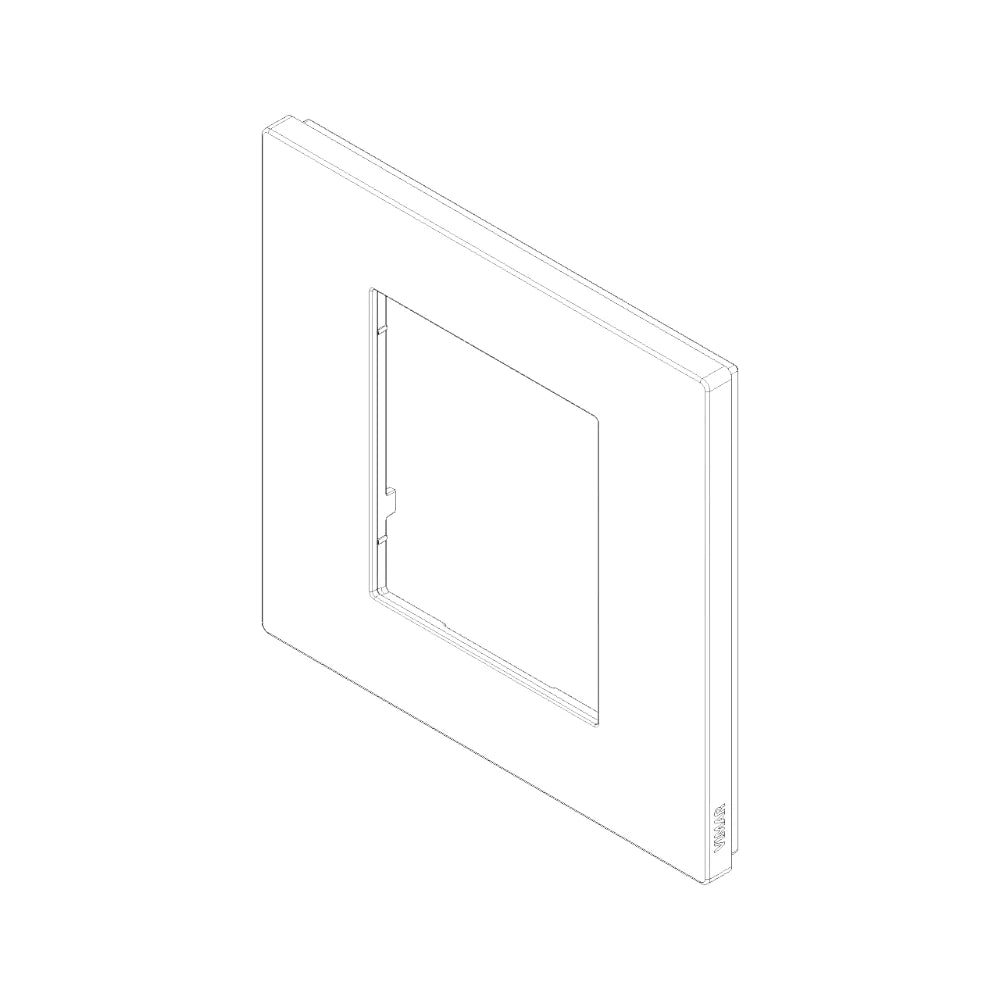 Vimar LINEA 2-Module Cover Plate, 90 x 88 mm, Horizontal/Vertical Mounting — Quality Boat Parts