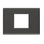 Vimar Eikon Classic Cover Plate, 2-Central-Module, Horizontal/Vertical Mount — Quality Boat Parts