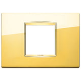 Vimar Eikon Classic Cover Plate, 2-Central-Module, Horizontal/Vertical Mount — Quality Boat Parts