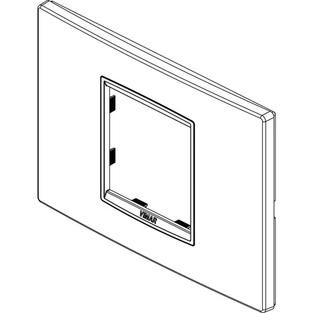 Vimar Eikon Classic Cover Plate, 2-Central-Module, Horizontal/Vertical Mount — Quality Boat Parts