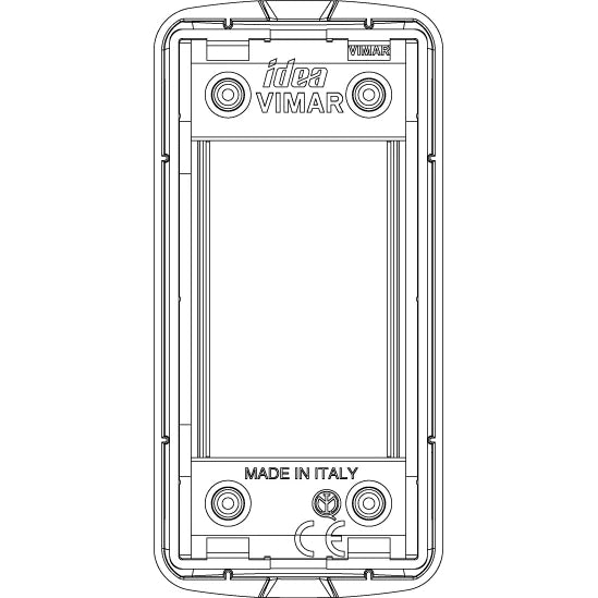 Vimar Idea Rondò Cover Plate, 1-Module, Die-Cast Metal, Panel Mount — Quality Boat Parts