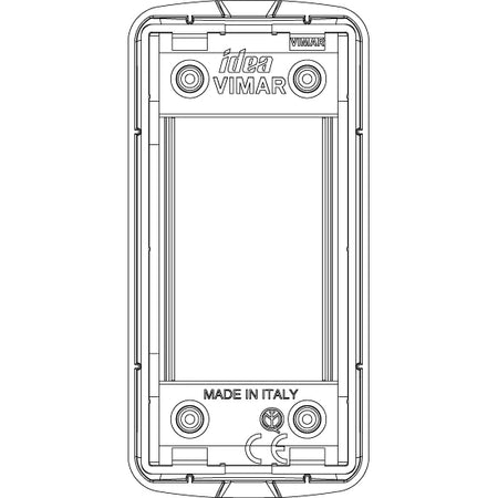 Vimar Idea Rondò Cover Plate, 1-Module, Die-Cast Metal, Panel Mount — Quality Boat Parts