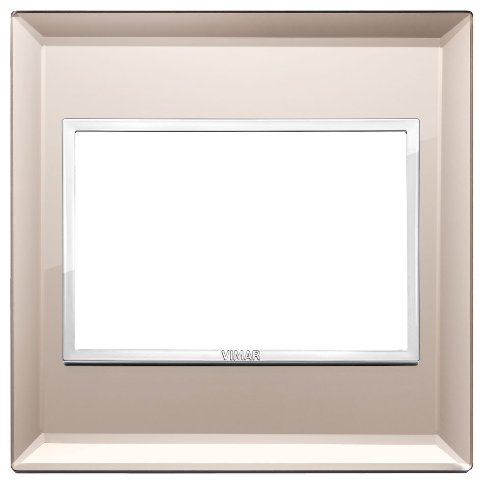 Vimar Eikon EVO British Standard 3-Module Cover Plate — Quality Boat Parts