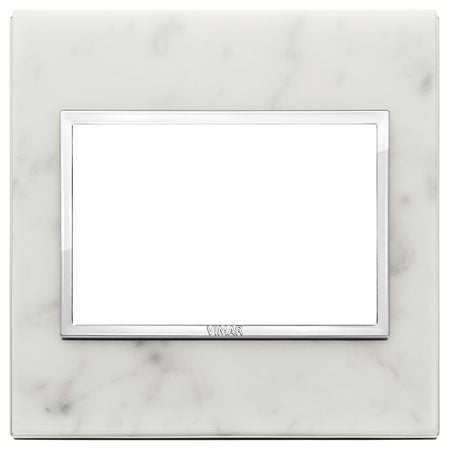 Vimar Eikon EVO British Standard 3-Module Cover Plate — Quality Boat Parts