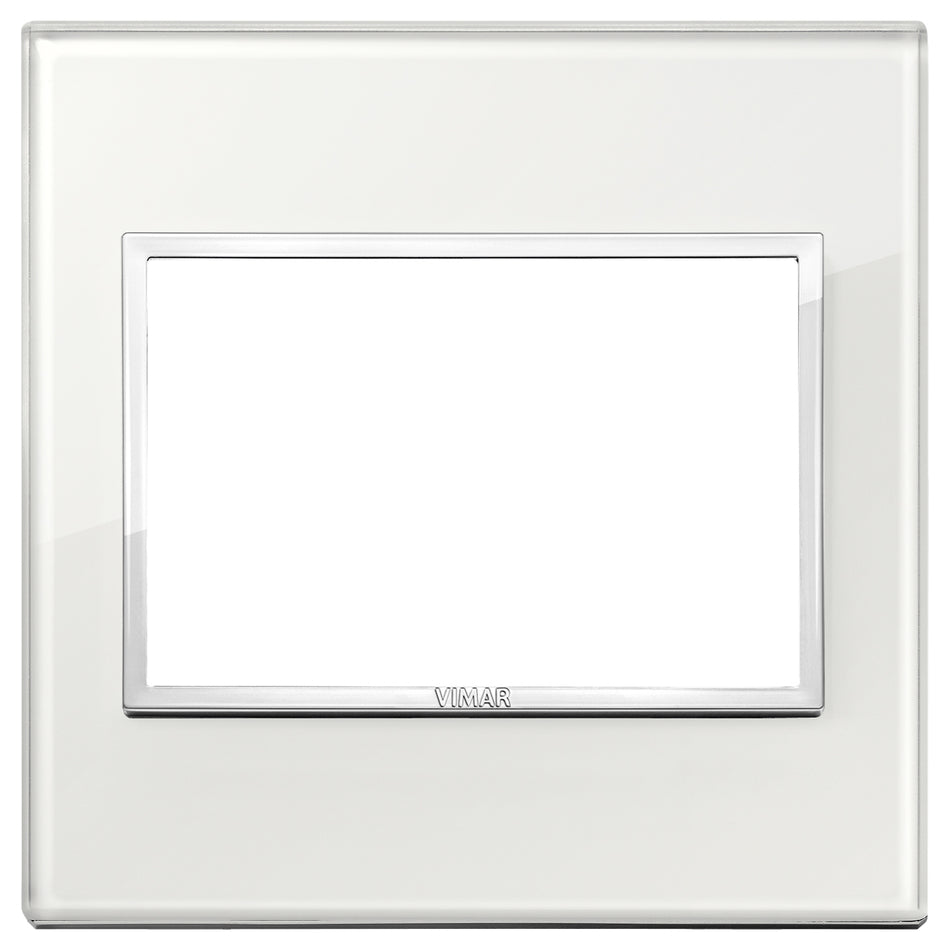 Vimar Eikon EVO British Standard 3-Module Cover Plate — Quality Boat Parts