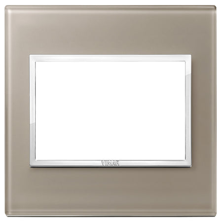 Vimar Eikon EVO British Standard 3-Module Cover Plate — Quality Boat Parts