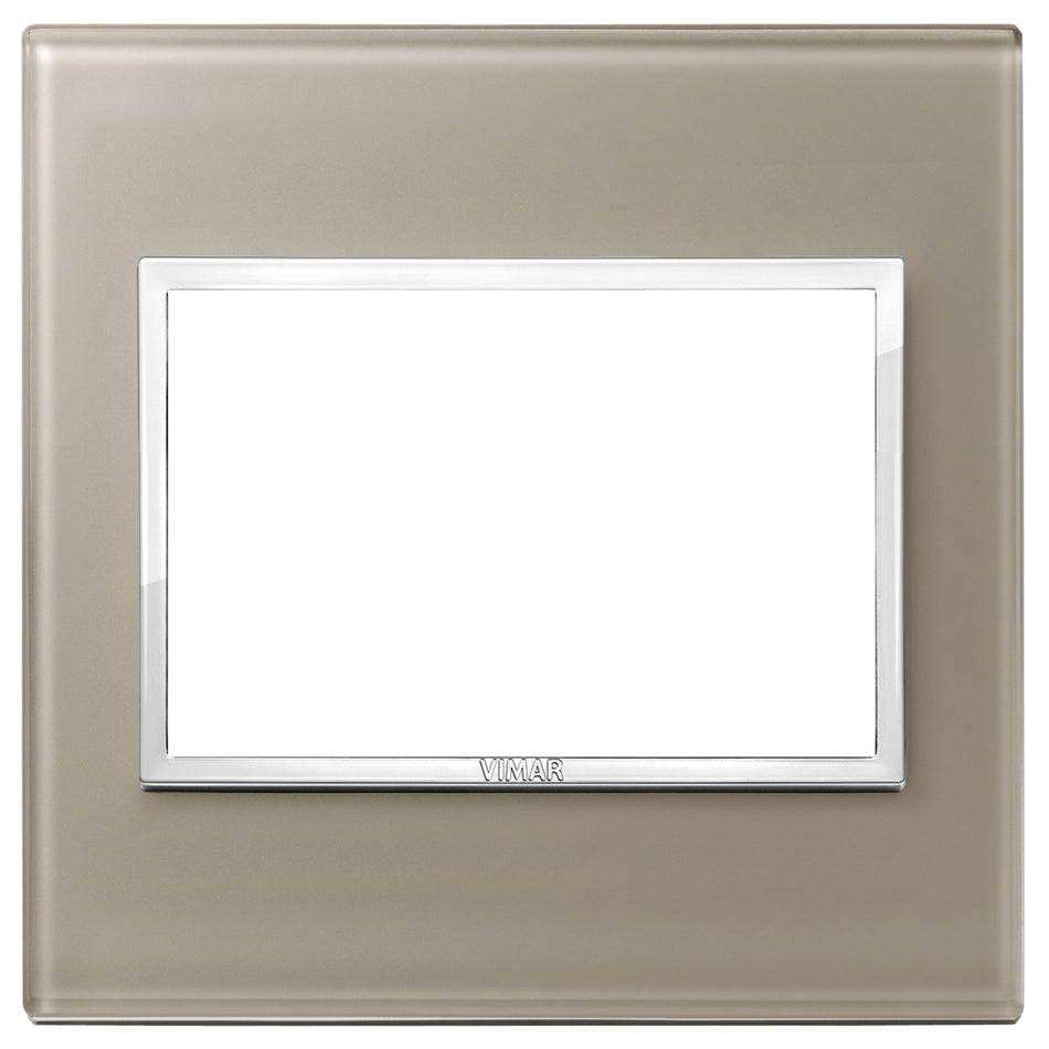 Vimar Eikon EVO British Standard 3-Module Cover Plate — Quality Boat Parts