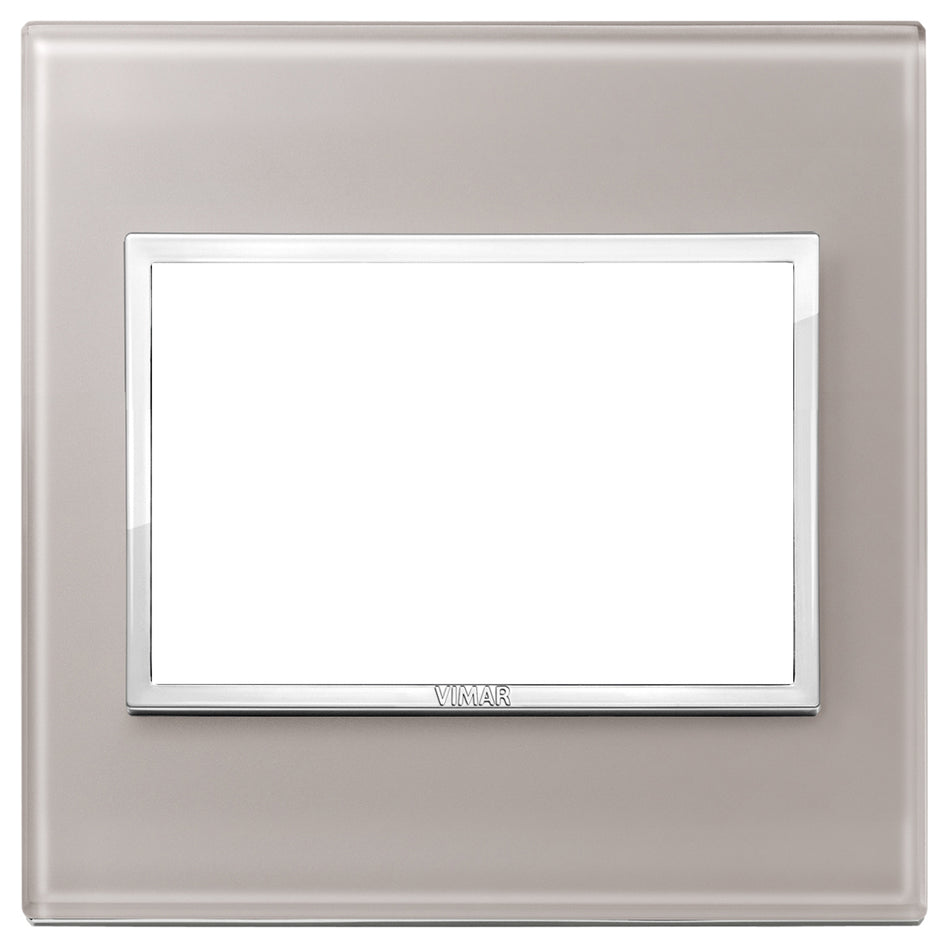 Vimar Eikon EVO British Standard 3-Module Cover Plate — Quality Boat Parts
