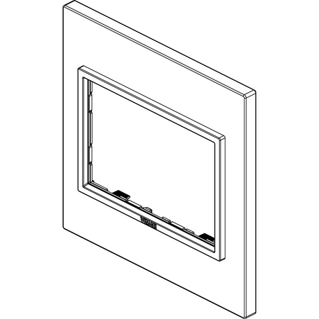 Vimar Eikon EVO British Standard 3-Module Cover Plate — Quality Boat Parts