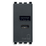 Vimar Eikon 20292 USB Power Supply Unit, 120-240V AC, Flush Mount, 1-Module — Quality Boat Parts
