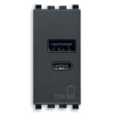 Vimar Eikon 20292 USB Power Supply Unit, 120-240V AC, Flush Mount, 1-Module — Quality Boat Parts