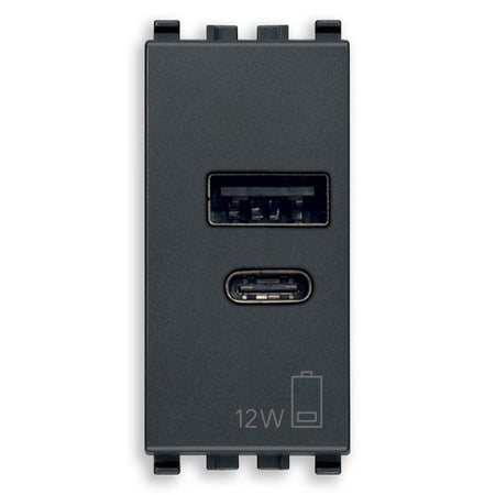 Vimar Eikon 20292 USB Power Supply Unit, 120-240V AC, Flush Mount, 1-Module — Quality Boat Parts