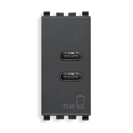 Vimar Eikon 20292 USB Power Supply Unit, 120-240V AC, Flush Mount, 1-Module — Quality Boat Parts