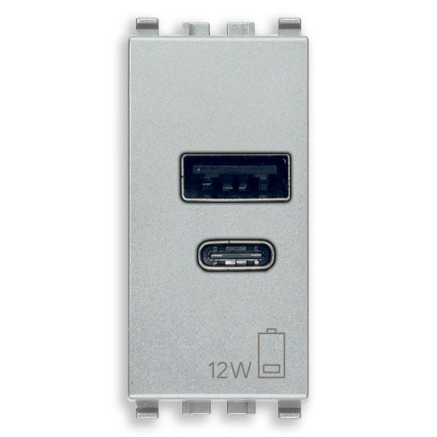 Vimar Eikon 20292 USB Power Supply Unit, 120-240V AC, Flush Mount, 1-Module — Quality Boat Parts