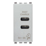 Vimar Eikon 20292 USB Power Supply Unit, 120-240V AC, Flush Mount, 1-Module — Quality Boat Parts