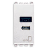 Vimar Eikon 20292 USB Power Supply Unit, 120-240V AC, Flush Mount, 1-Module — Quality Boat Parts