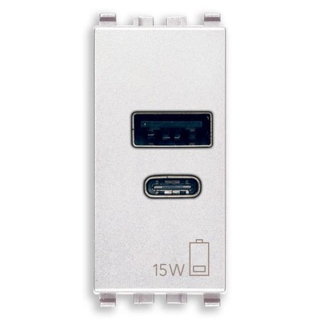 Vimar Eikon 20292 USB Power Supply Unit, 120-240V AC, Flush Mount, 1-Module — Quality Boat Parts