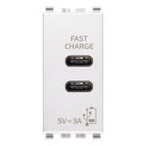 Vimar Eikon 20292 USB Power Supply Unit, 120-240V AC, Flush Mount, 1-Module — Quality Boat Parts