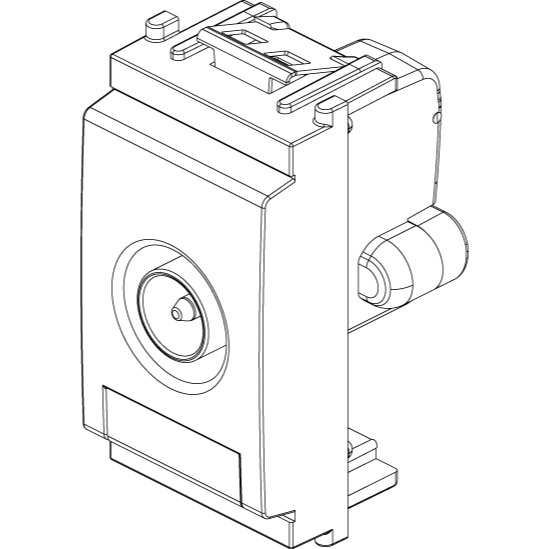 Vimar Idea TV-RD-SAT Socket Outlet, 5-2400 MHz, Male Connector — Quality Boat Parts