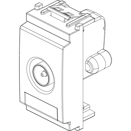 Vimar Idea TV-RD-SAT Socket Outlet, 5-2400 MHz, Male Connector — Quality Boat Parts