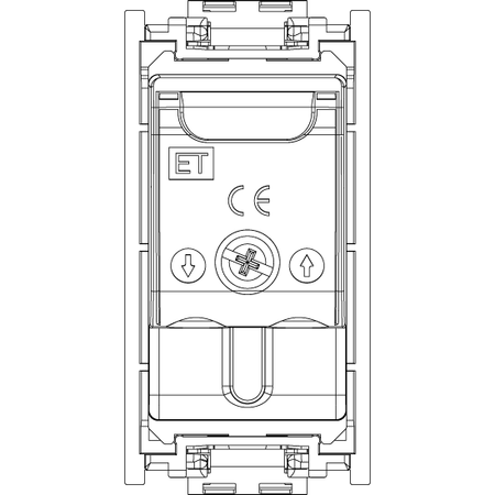 Vimar Idea TV-RD-SAT Socket Outlet, 5-2400 MHz, Male Connector — Quality Boat Parts