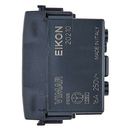 Vimar Eikon SICURY Universal Socket Outlet, 2P+E 16A 250V, Italian P40, 2 Module — Quality Boat Parts