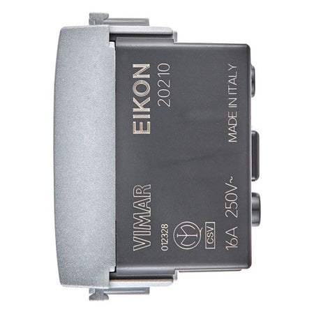 Vimar Eikon SICURY Universal Socket Outlet, 2P+E 16A 250V, Italian P40, 2 Module — Quality Boat Parts