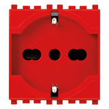 Vimar Eikon SICURY Universal Socket Outlet, 2P+E 16A 250V, Italian P40, 2 Module — Quality Boat Parts