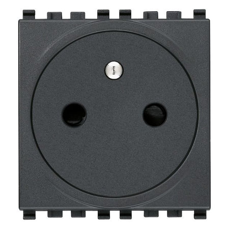 Vimar Eikon SICURY French Standard Socket Outlet, 2P+E 16A 250V, 2-Module — Quality Boat Parts