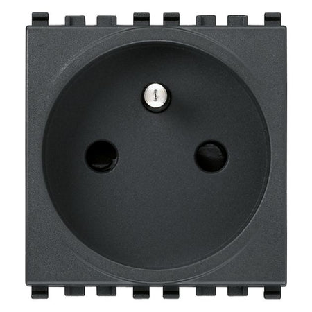 Vimar Eikon SICURY French Standard Socket Outlet, 2P+E 16A 250V, 2-Module — Quality Boat Parts