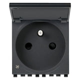 Vimar Eikon SICURY French Standard Socket Outlet, 2P+E 16A 250V, 2-Module — Quality Boat Parts