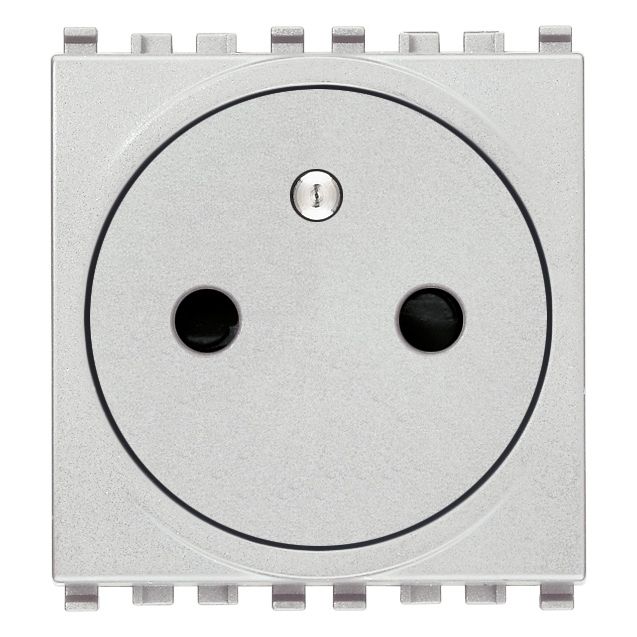 Vimar Eikon SICURY French Standard Socket Outlet, 2P+E 16A 250V, 2-Module — Quality Boat Parts
