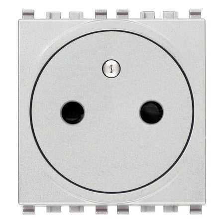 Vimar Eikon SICURY French Standard Socket Outlet, 2P+E 16A 250V, 2-Module — Quality Boat Parts
