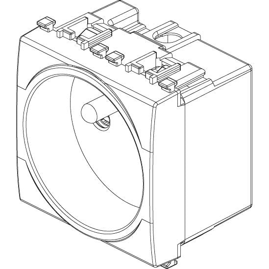 Vimar Eikon SICURY French Standard Socket Outlet, 2P+E 16A 250V, 2-Module — Quality Boat Parts