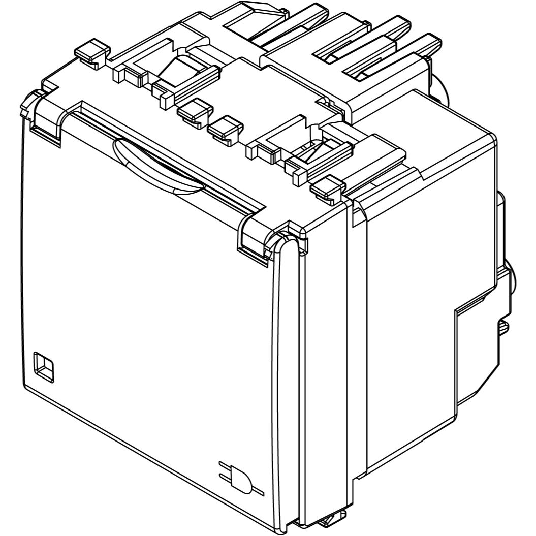 Vimar Eikon SICURY French Standard Socket Outlet, 2P+E 16A 250V, 2-Module — Quality Boat Parts