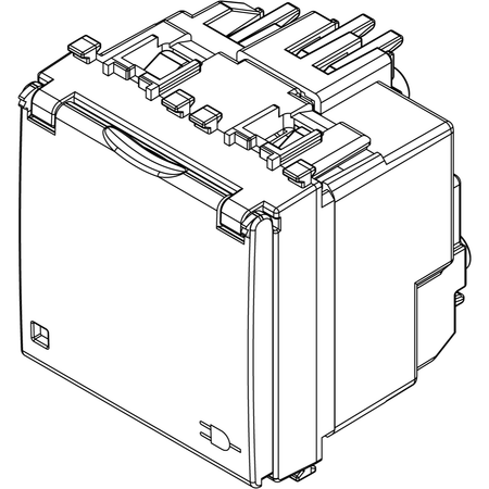 Vimar Eikon SICURY French Standard Socket Outlet, 2P+E 16A 250V, 2-Module — Quality Boat Parts