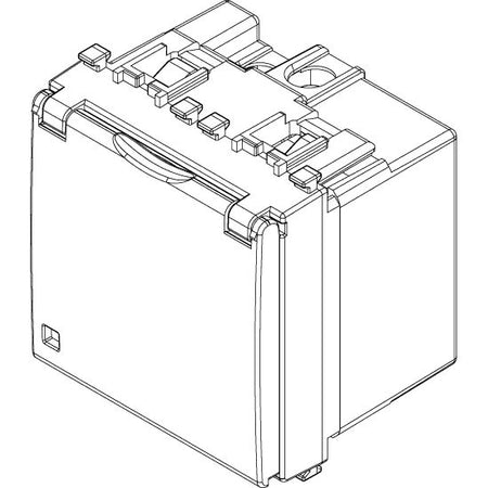 Vimar Eikon SICURY French Standard Socket Outlet, 2P+E 16A 250V, 2-Module — Quality Boat Parts