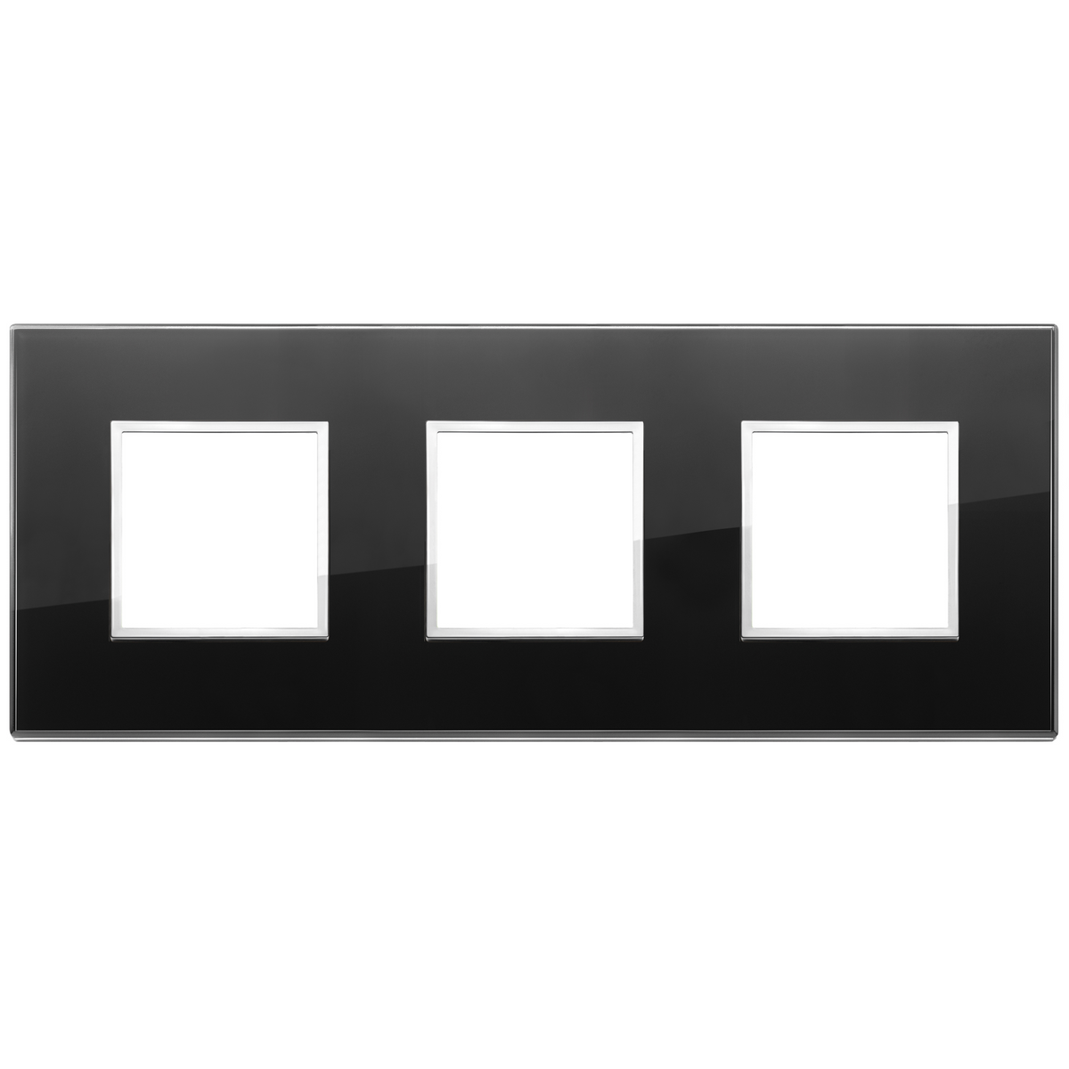Vimar Eikon EVO 6-Module Cover Plate, 2+2+2 Layout, 71mm Centers — Quality Boat Parts