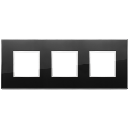 Vimar Eikon EVO 6-Module Cover Plate, 2+2+2 Layout, 71mm Centers — Quality Boat Parts