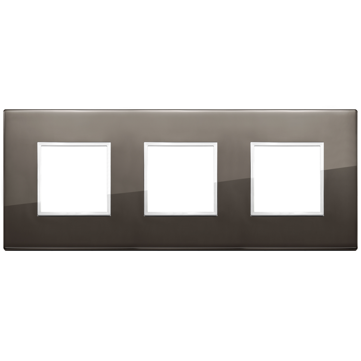 Vimar Eikon EVO 6-Module Cover Plate, 2+2+2 Layout, 71mm Centers — Quality Boat Parts