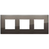 Vimar Eikon EVO 6-Module Cover Plate, 2+2+2 Layout, 71mm Centers — Quality Boat Parts