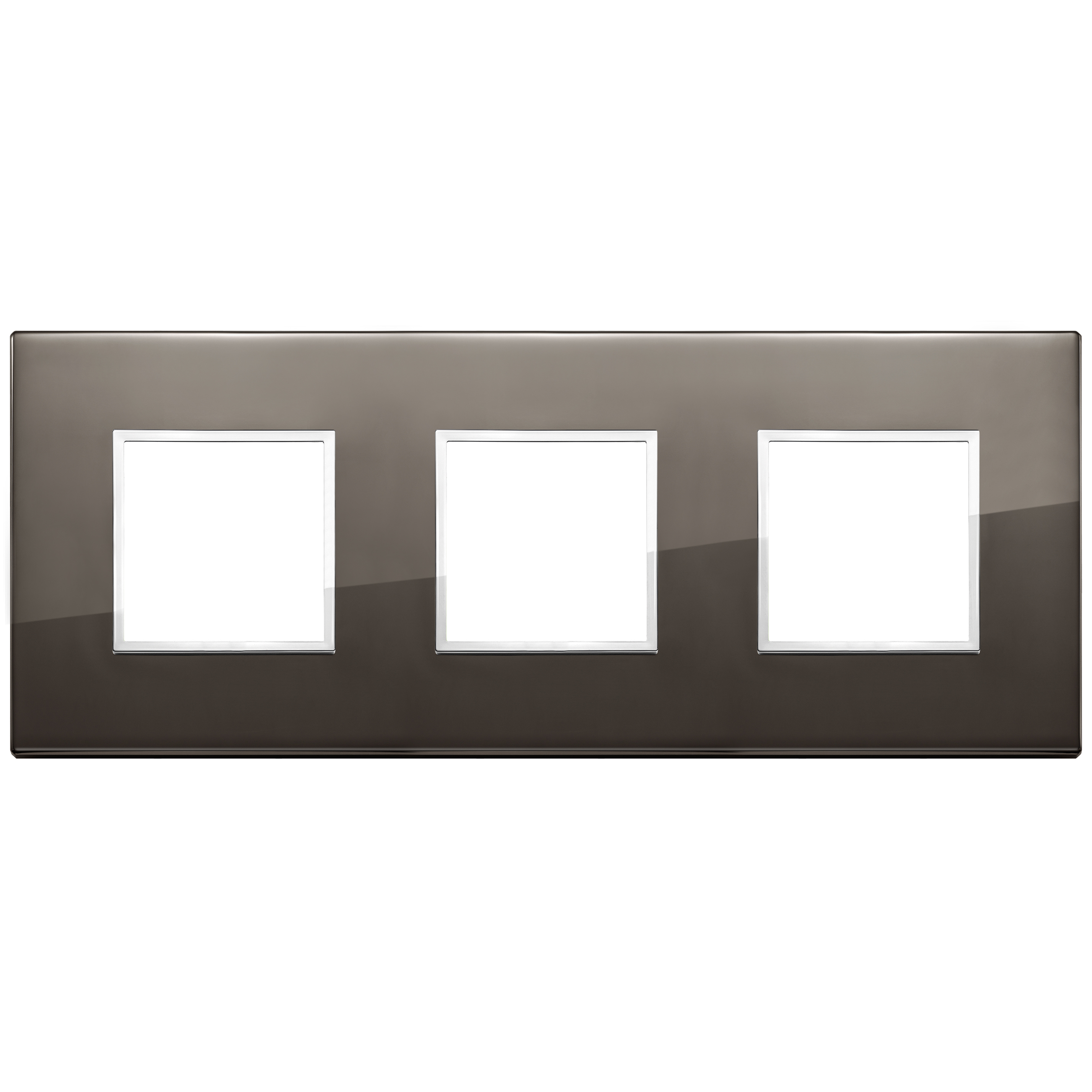 Vimar Eikon EVO 6-Module Cover Plate, 2+2+2 Layout, 71mm Centers — Quality Boat Parts