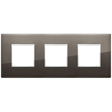 Vimar Eikon EVO 6-Module Cover Plate, 2+2+2 Layout, 71mm Centers — Quality Boat Parts