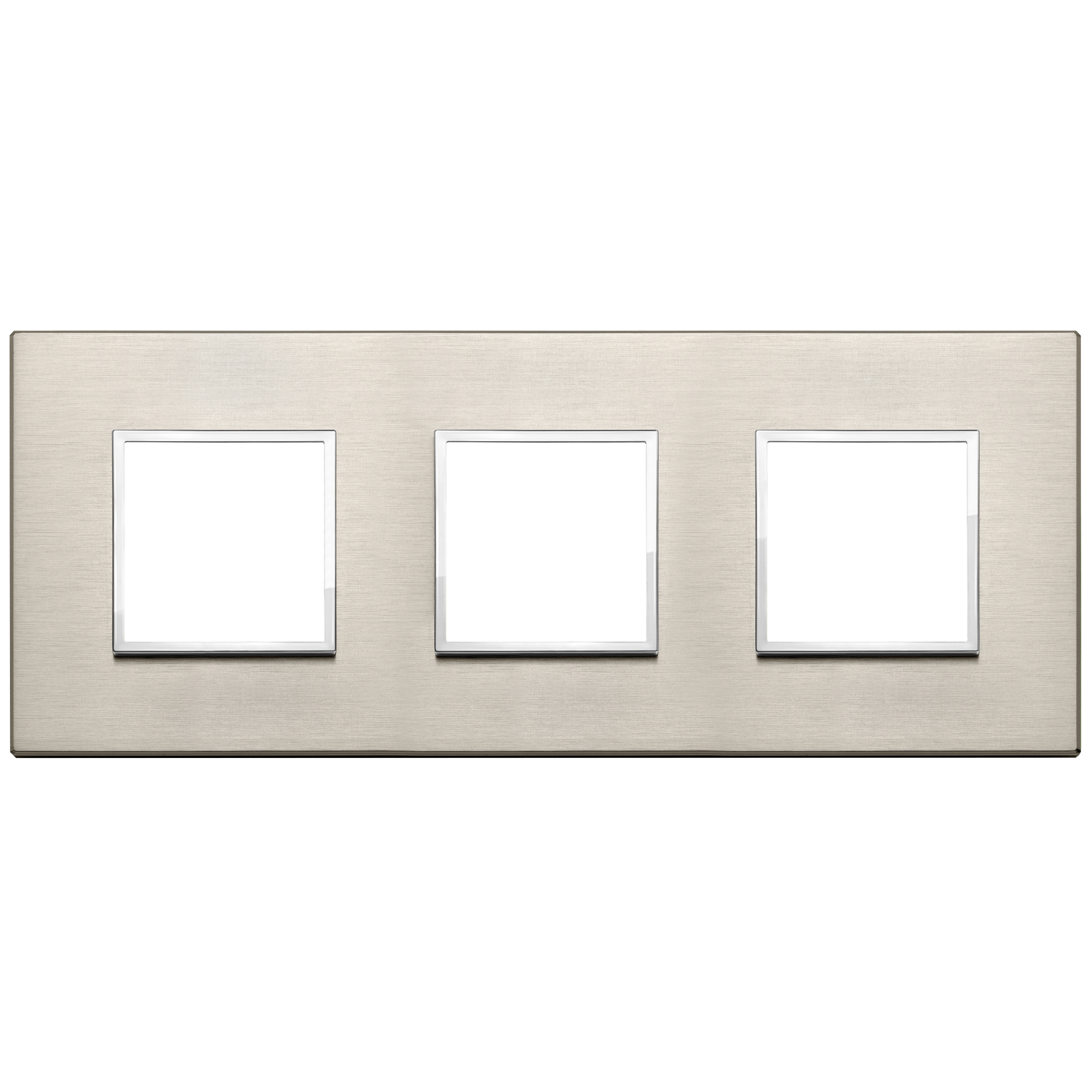 Vimar Eikon EVO 6-Module Cover Plate, 2+2+2 Layout, 71mm Centers — Quality Boat Parts
